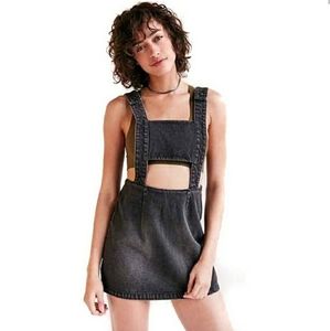 Evil Twin Momentary Denim Mini Dress Overall